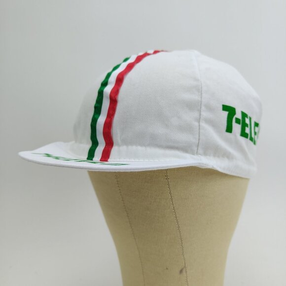 Vintage 7-Eleven Cycling Hat Cap Bicycle Race Bike Eroica USA 7-11 7 Eleven - Picture 3 of 16